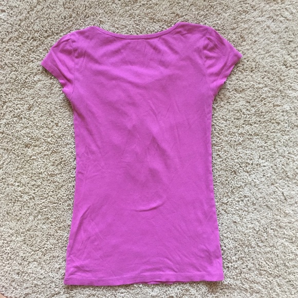 Caslon Swoopneck Ruffle Blouse Pink - Picture 5 of 7